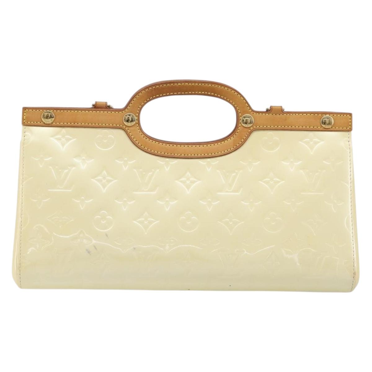 LOUIS VUITTON Monogram Vernis Roxbury Drive Hand Bag Perle M91374 LV Auth 206602 - Jerrillo image 2