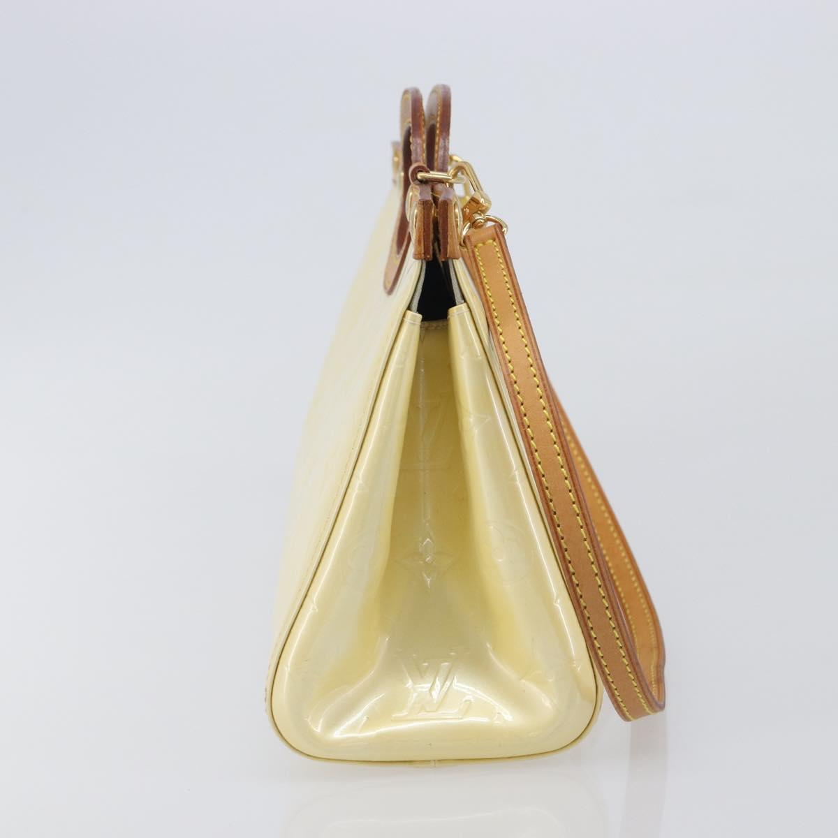 LOUIS VUITTON Monogram Vernis Roxbury Drive Hand Bag Perle M91374 LV Auth 206602 - Jerrillo image 4