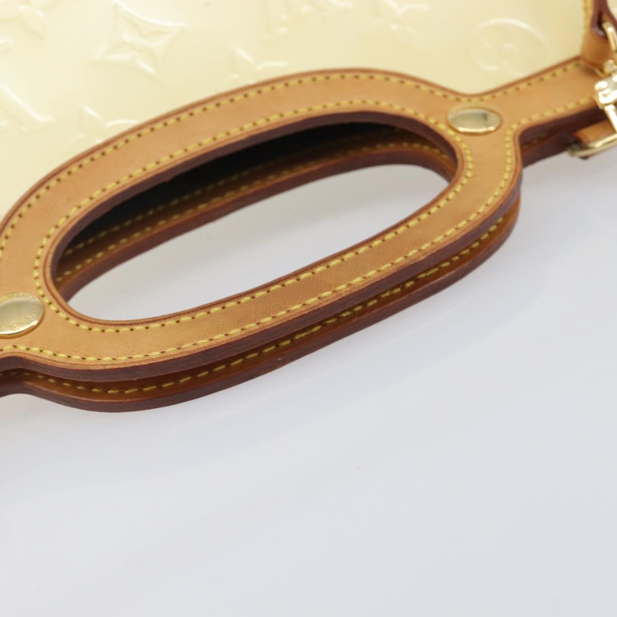 LOUIS VUITTON Monogram Vernis Roxbury Drive Hand Bag Perle M91374 LV Auth 206602 - Jerrillo image 6