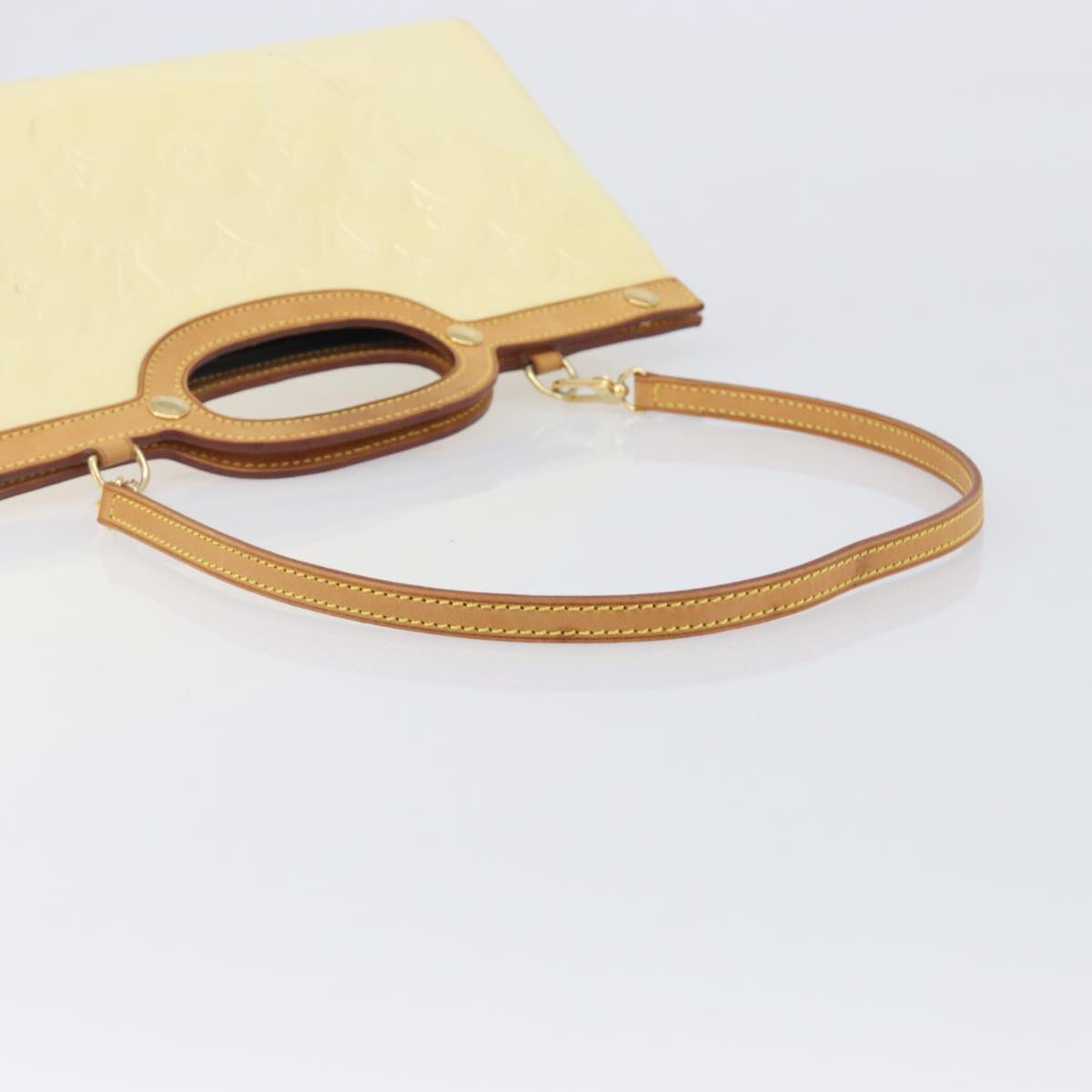 LOUIS VUITTON Monogram Vernis Roxbury Drive Hand Bag Perle M91374 LV Auth 206602 - Jerrillo image 7