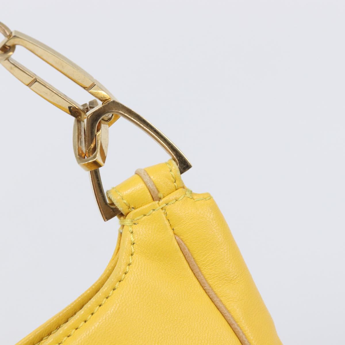 LOEWE Shoulder Bag Leather Yellow Gold Auth 206726A - Jerrillo image 10