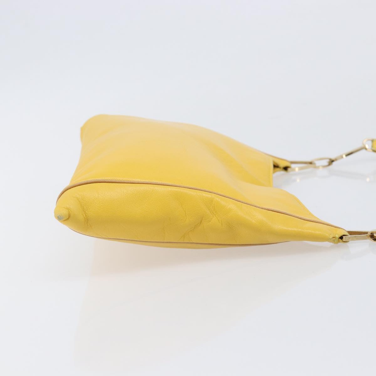 LOEWE Shoulder Bag Leather Yellow Gold Auth 206726A - Jerrillo image 3