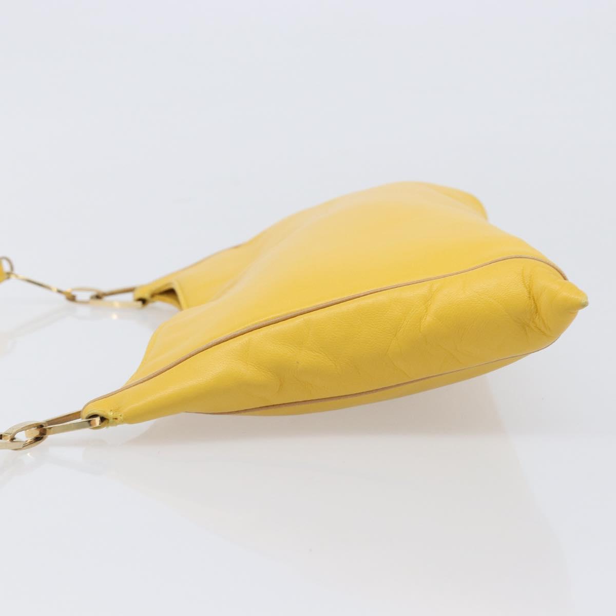 LOEWE Shoulder Bag Leather Yellow Gold Auth 206726A - Jerrillo image 4