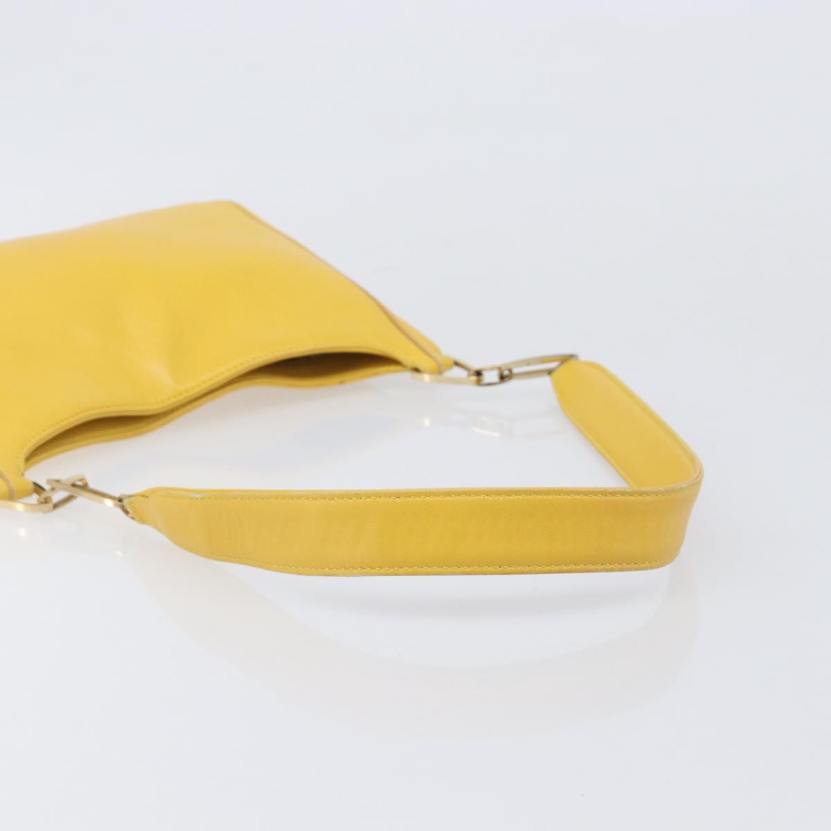 LOEWE Shoulder Bag Leather Yellow Gold Auth 206726A - Jerrillo image 7