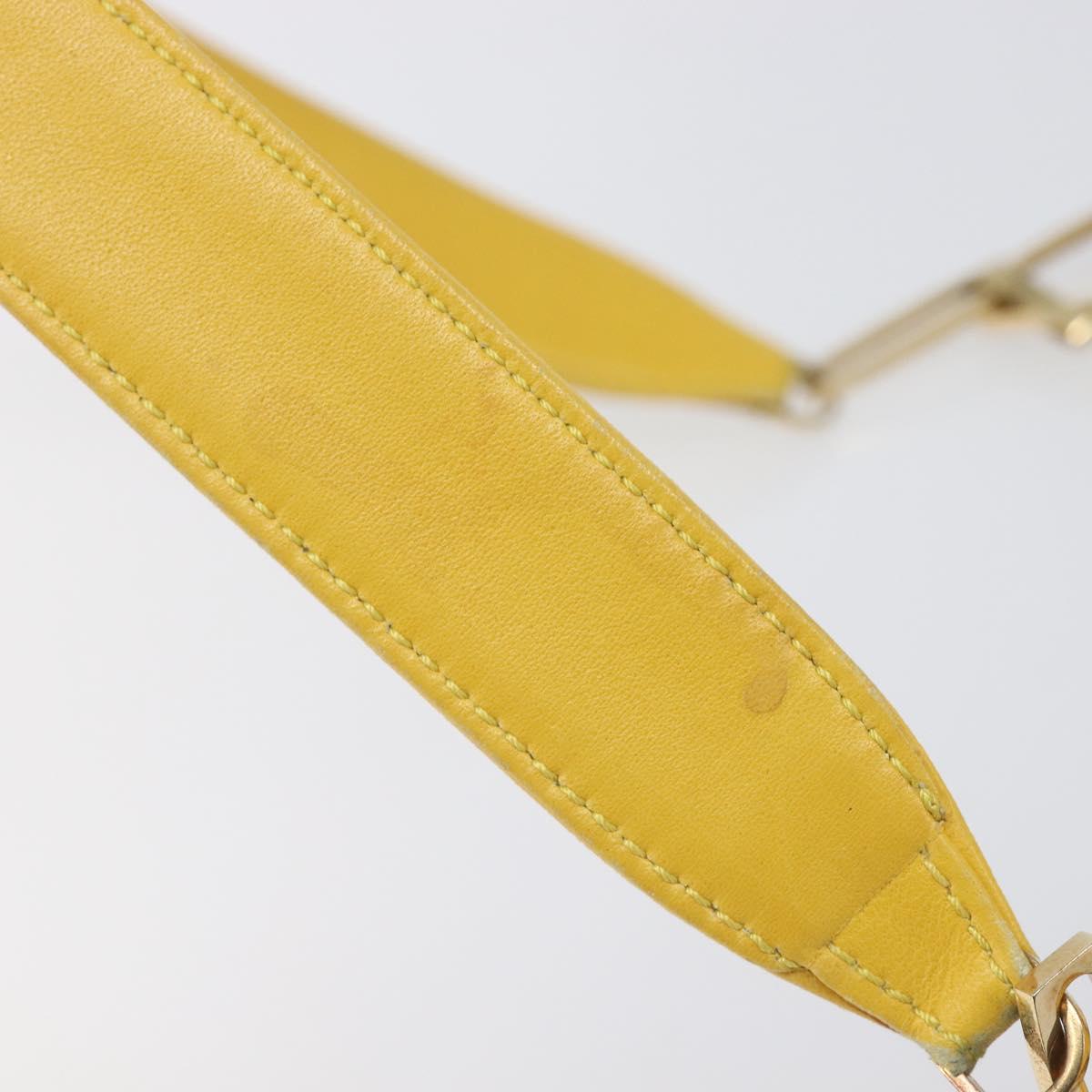 LOEWE Shoulder Bag Leather Yellow Gold Auth 206726A - Jerrillo image 8