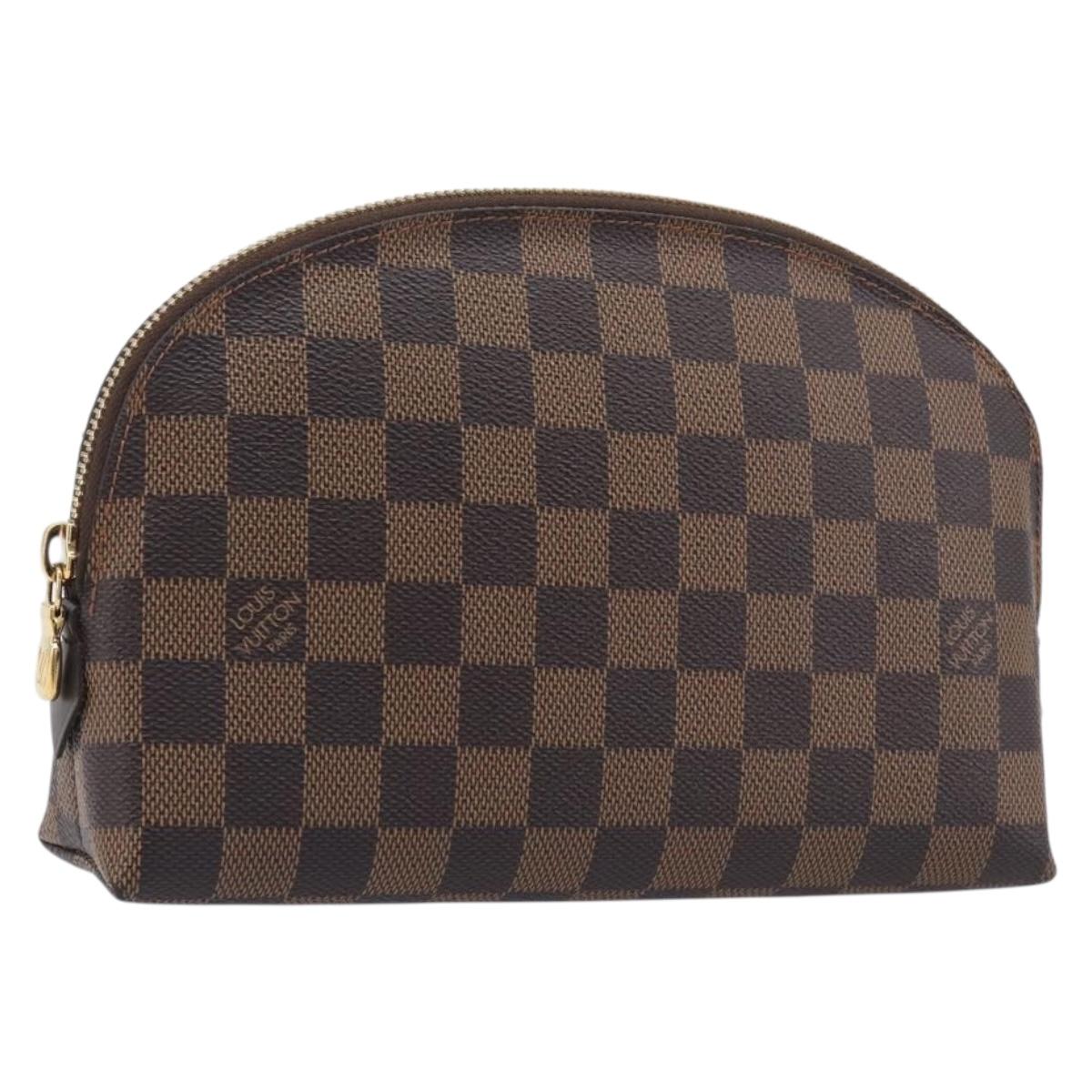 LOUIS VUITTON Damier Ebene Pochette Cosmetic GM Pouch N23345 LV Auth 207263V - Jerrillo