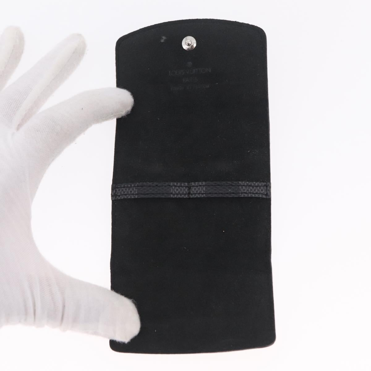 LOUIS VUITTON Damier Graphite Buton De Manchette Cuffs LV Auth BA16425V - Jerrillo image 8