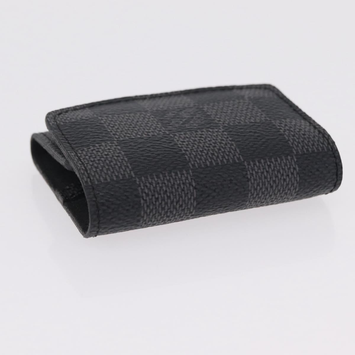 LOUIS VUITTON Damier Graphite Buton De Manchette Cuffs LV Auth BA16425V - Jerrillo image 5