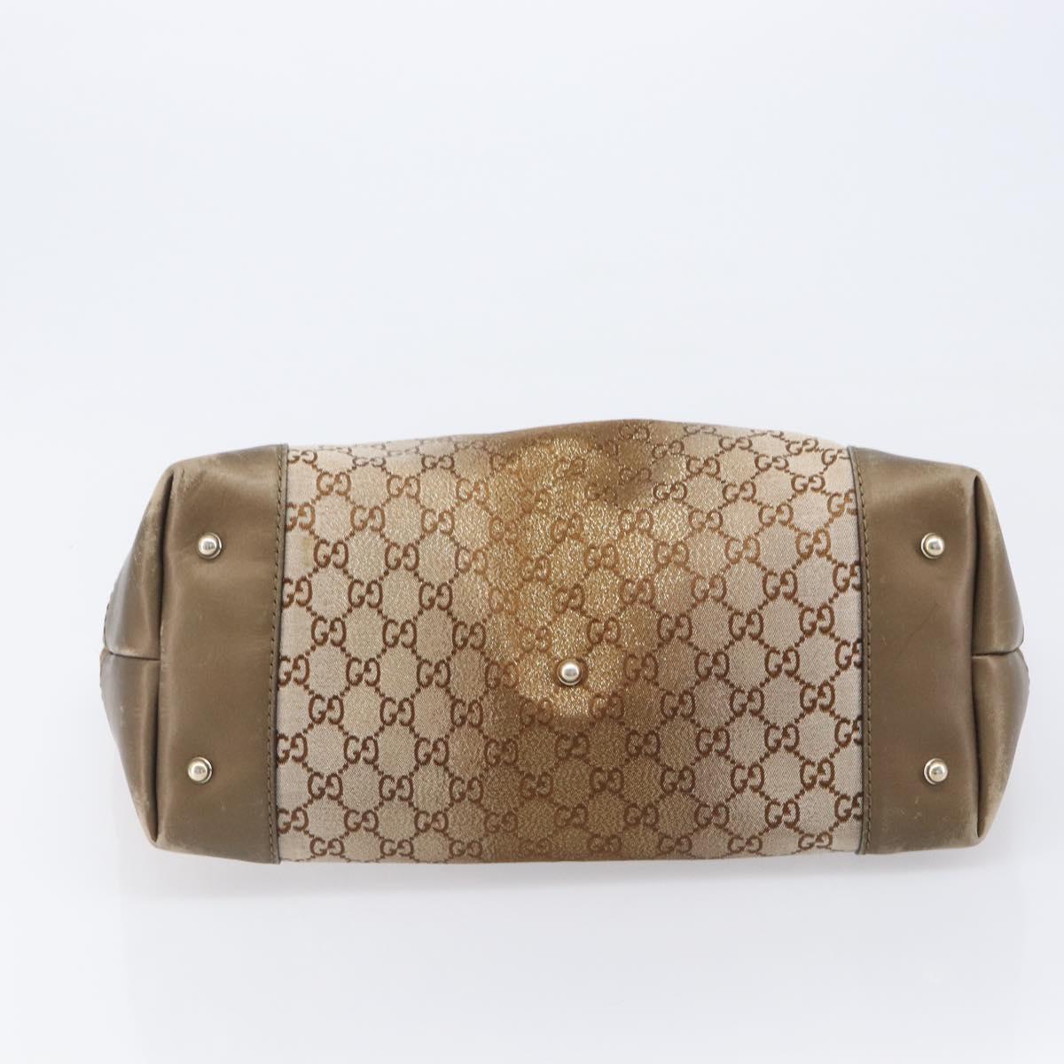 GUCCI GG Canvas Tote Bag Beige Gold 269956 Auth BA16448 - Jerrillo image 10