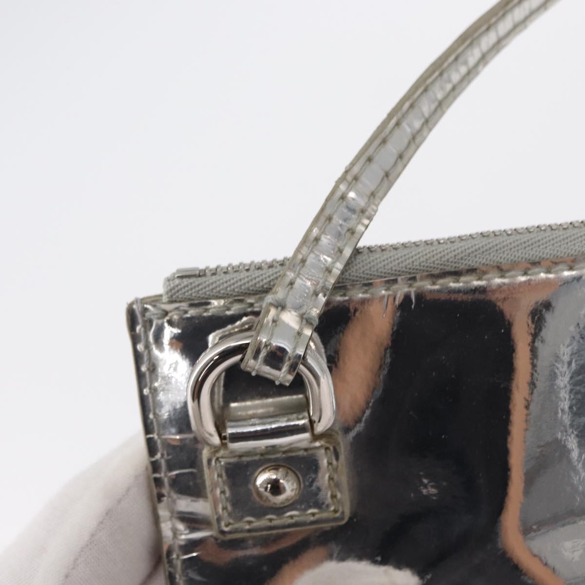 LOUIS VUITTON Monogram Miroir Pochette Platt Pouch Silver M95277 LV Auth BA9494 - Jerrillo image 9