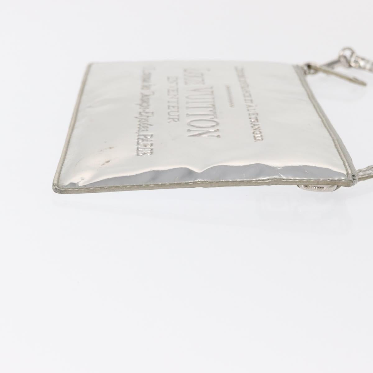 LOUIS VUITTON Monogram Miroir Pochette Platt Pouch Silver M95277 LV Auth BA9494 - Jerrillo image 3
