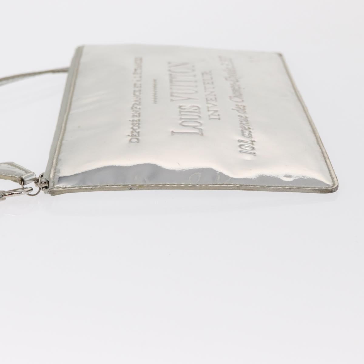 LOUIS VUITTON Monogram Miroir Pochette Platt Pouch Silver M95277 LV Auth BA9494 - Jerrillo image 4