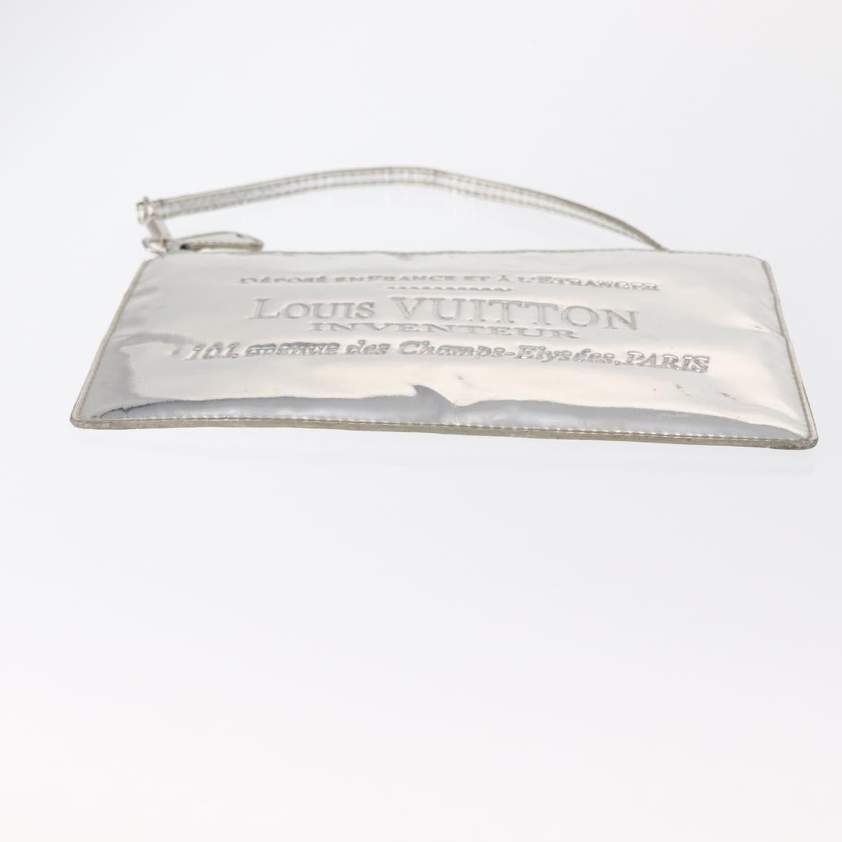 LOUIS VUITTON Monogram Miroir Pochette Platt Pouch Silver M95277 LV Auth BA9494 - Jerrillo image 5