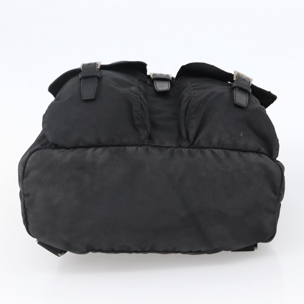 PRADA Backpack Nylon Silver Black Auth bs33518 - Jerrillo image 5