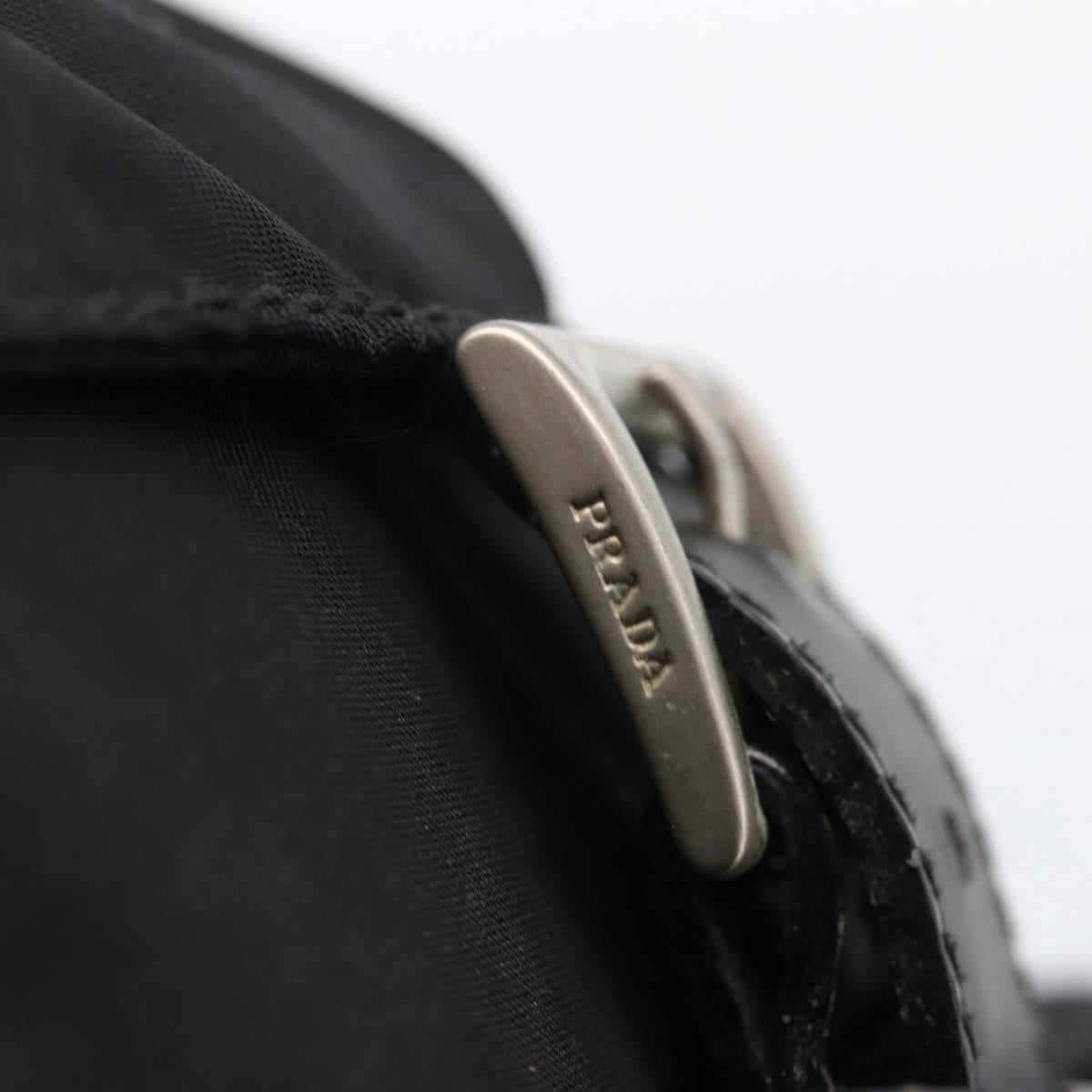 PRADA Backpack Nylon Silver Black Auth bs33518 - Jerrillo image 10