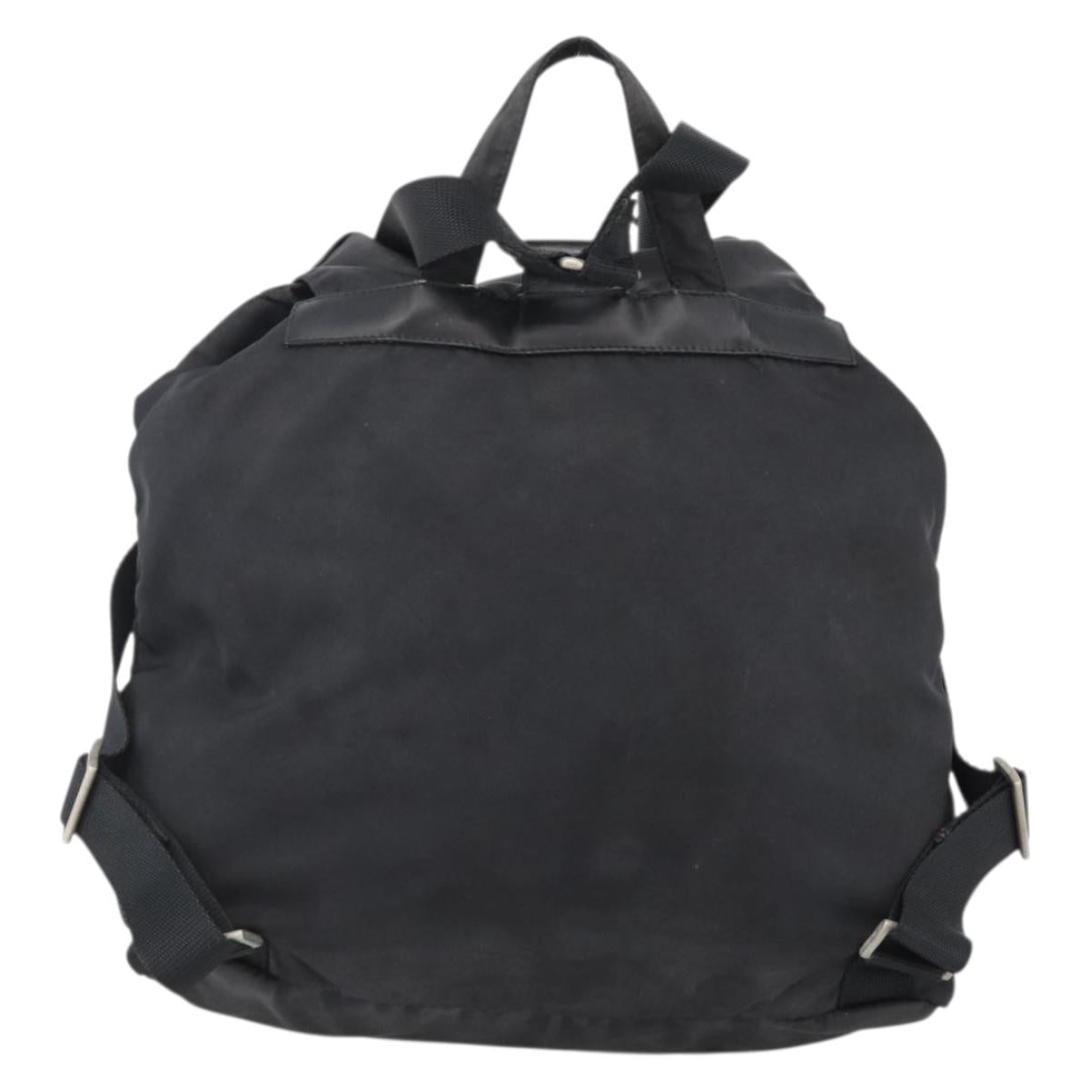PRADA Backpack Nylon Silver Black Auth bs33518 - Jerrillo image 2