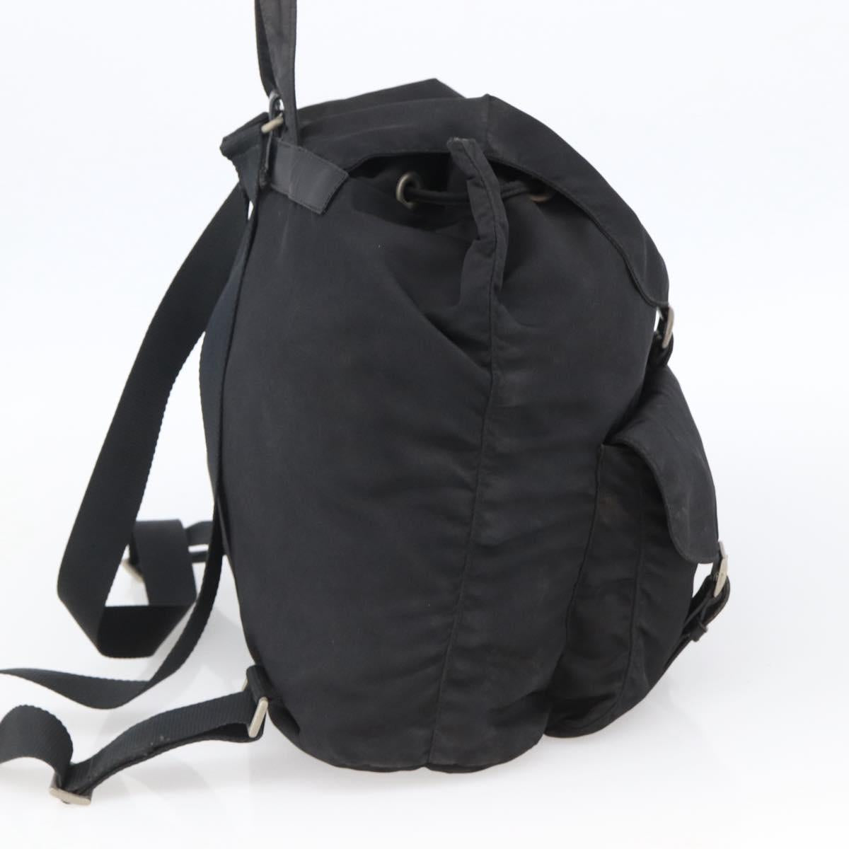 PRADA Backpack Nylon Silver Black Auth bs33518 - Jerrillo image 3