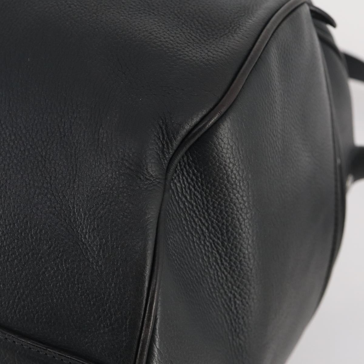 LOUIS VUITTON Boston Bag Taurillon ClemenceLeather 2way Black LV Auth bs34310 - Jerrillo image 9