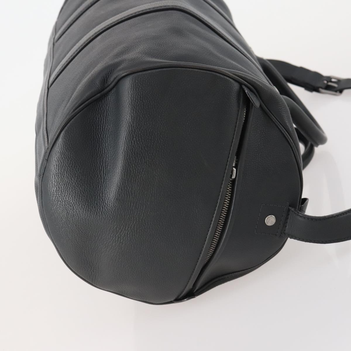 LOUIS VUITTON Boston Bag Taurillon ClemenceLeather 2way Black LV Auth bs34310 - Jerrillo image 3