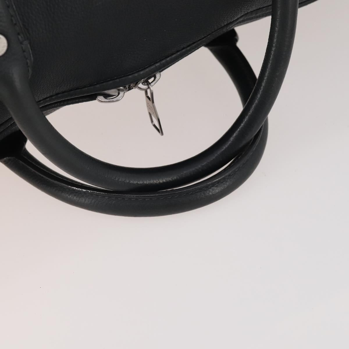 LOUIS VUITTON Boston Bag Taurillon ClemenceLeather 2way Black LV Auth bs34310 - Jerrillo image 8