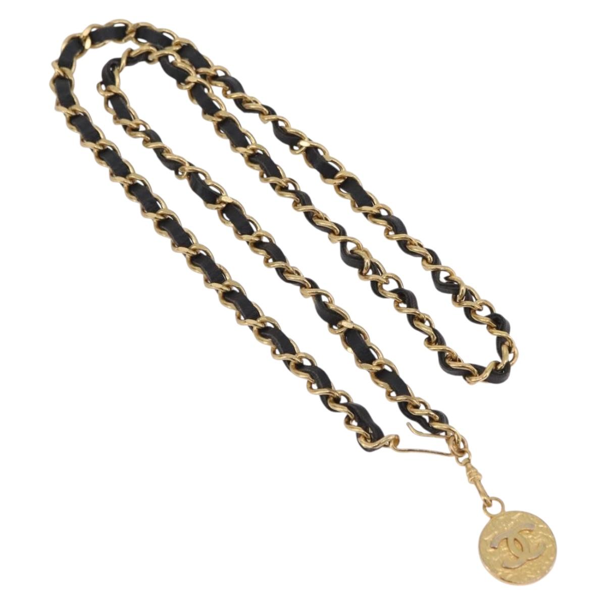 CHANEL Necklace metal Gold Tone CC Auth bs37294A - Jerrillo image 2