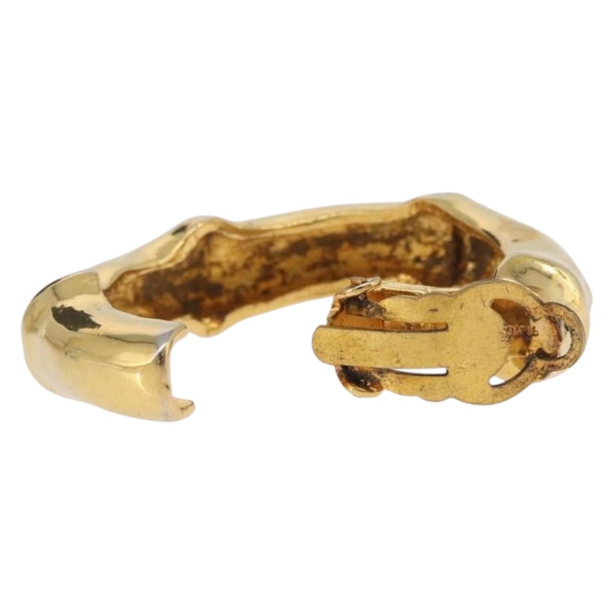 HERMES Earring metal Gold Tone Auth bs37621 - Jerrillo image 3