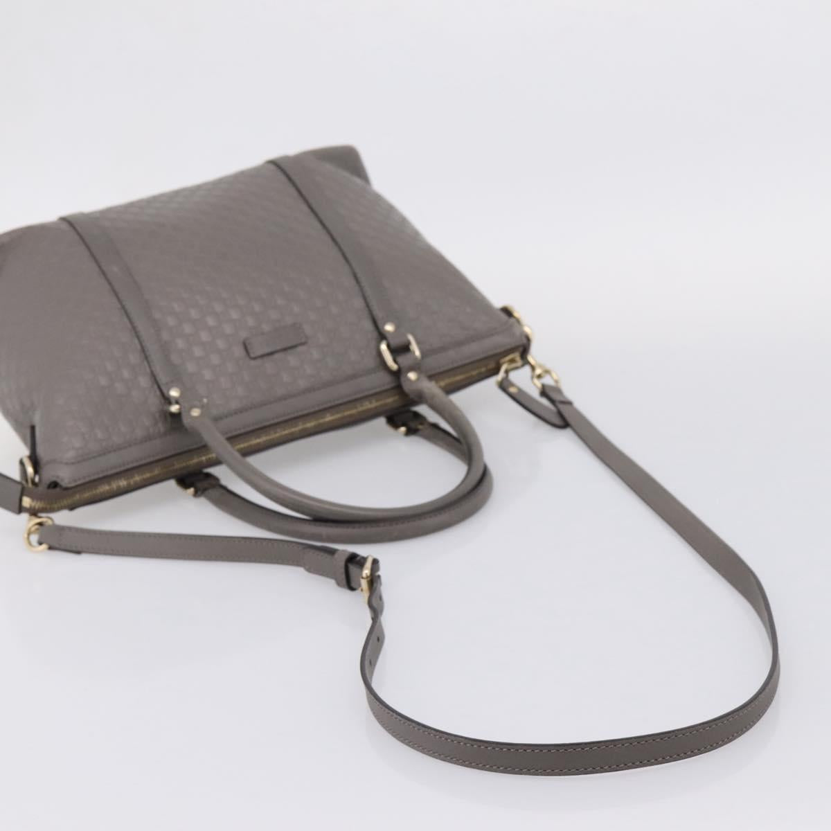 GUCCI Micro GG Canvas Guccissima Bag Leather 2way Outlet 449656 Auth ep15926 - Jerrillo image 10