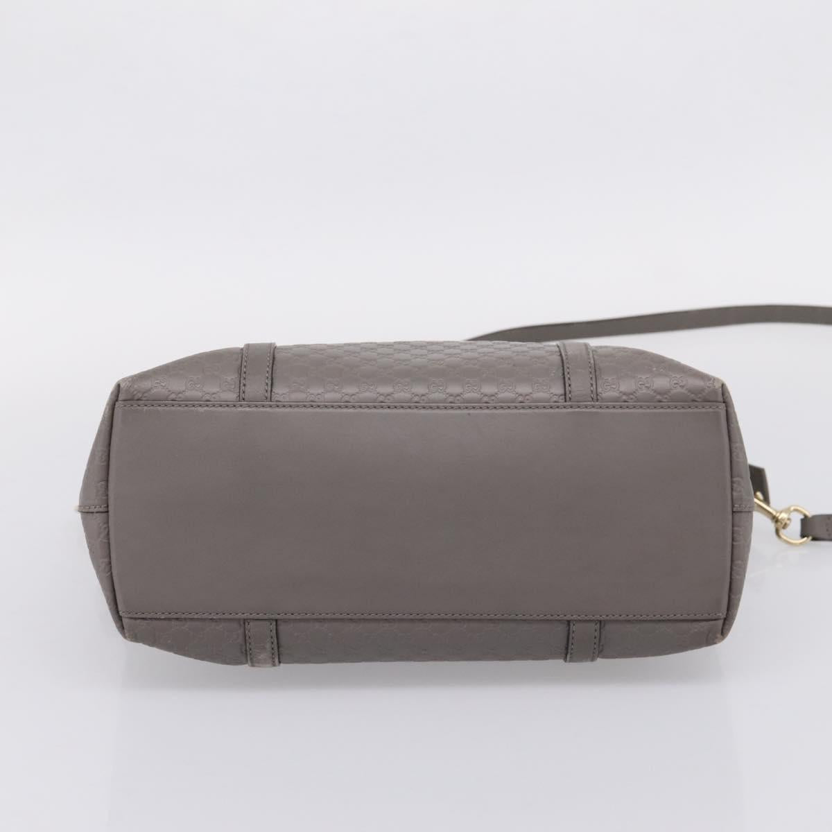 GUCCI Micro GG Canvas Guccissima Bag Leather 2way Outlet 449656 Auth ep15926 - Jerrillo image 5