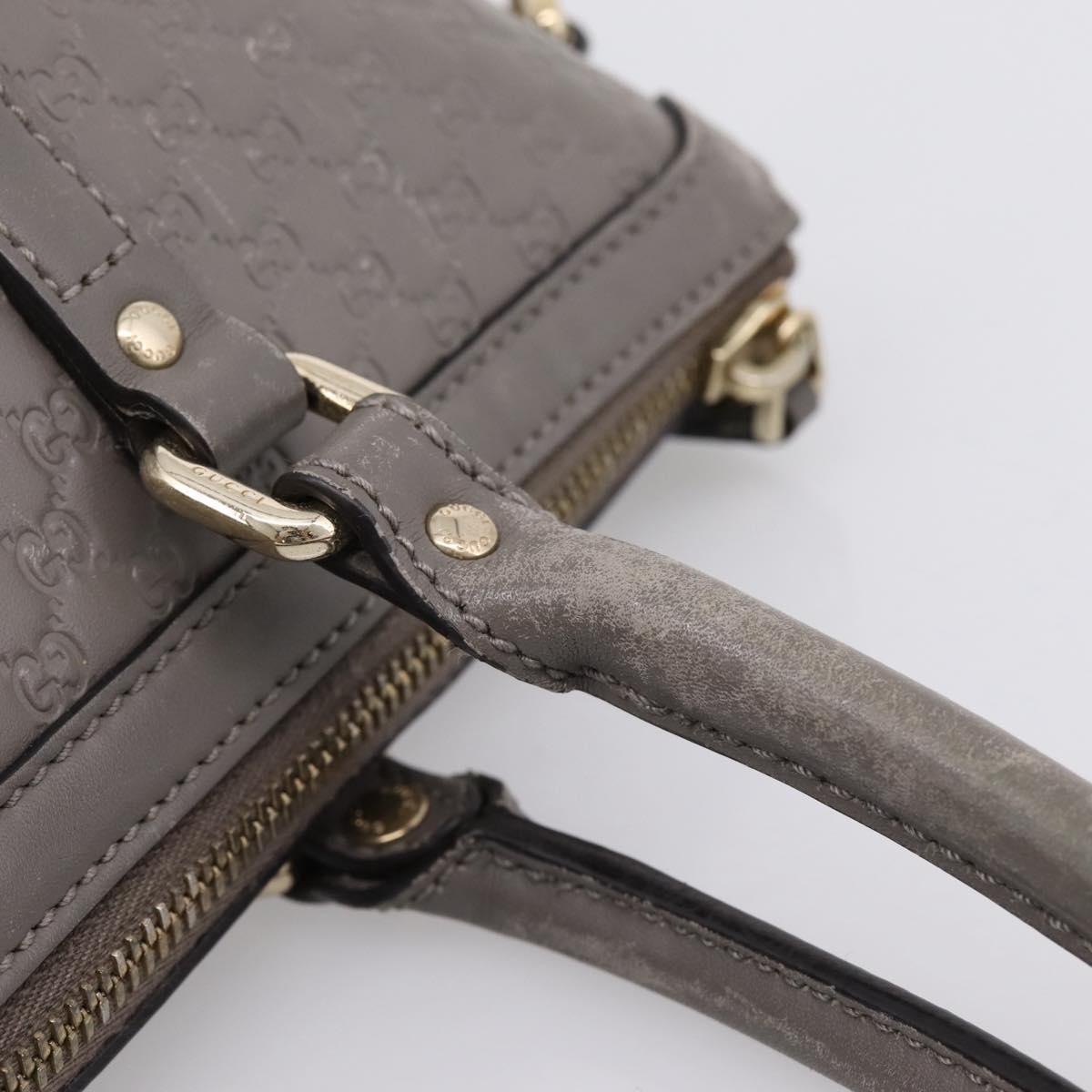 GUCCI Micro GG Canvas Guccissima Bag Leather 2way Outlet 449656 Auth ep15926 - Jerrillo image 8