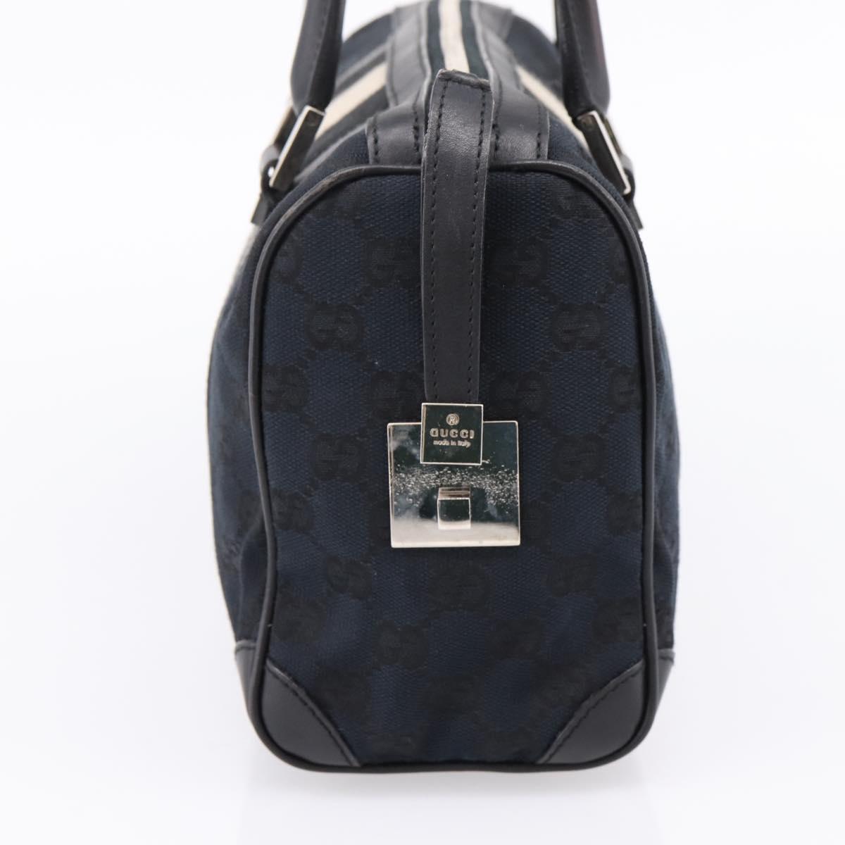 GUCCI GG Canvas Hand Bag Black Silver 000 0851 3754 Auth ep16134 - Jerrillo image 3