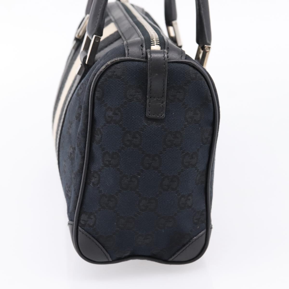 GUCCI GG Canvas Hand Bag Black Silver 000 0851 3754 Auth ep16134 - Jerrillo image 4