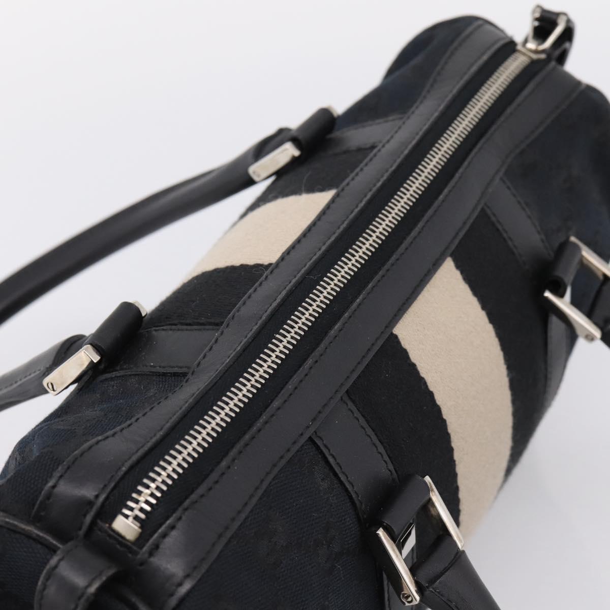 GUCCI GG Canvas Hand Bag Black Silver 000 0851 3754 Auth ep16134 - Jerrillo image 6