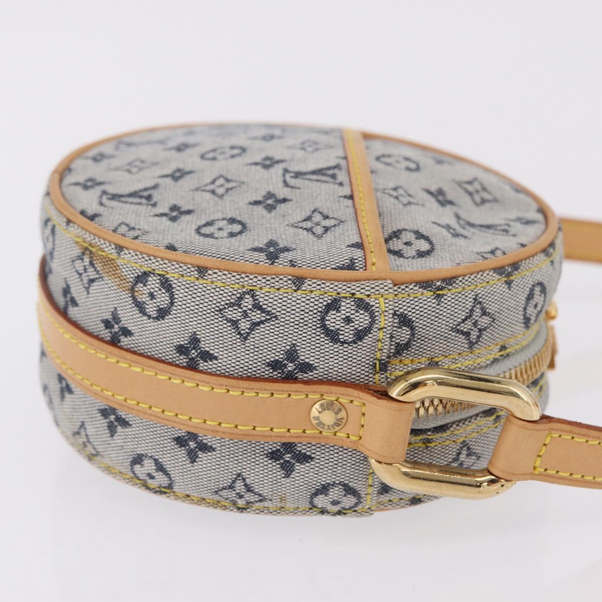 LOUIS VUITTON Monogram Mini Jeanne PM Shoulder Bag Blue M92001 LV Auth gh2364V - Jerrillo image 3
