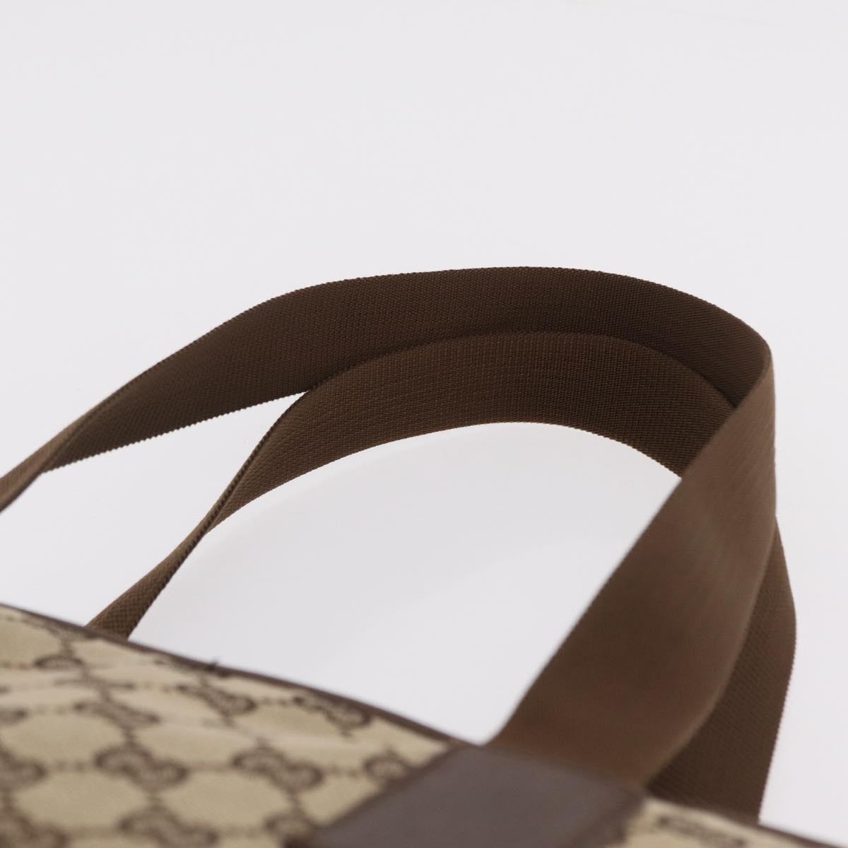 GUCCI GG Canvas Tote Bag Beige Silver 019 0401 Auth ka6572 - Jerrillo image 8