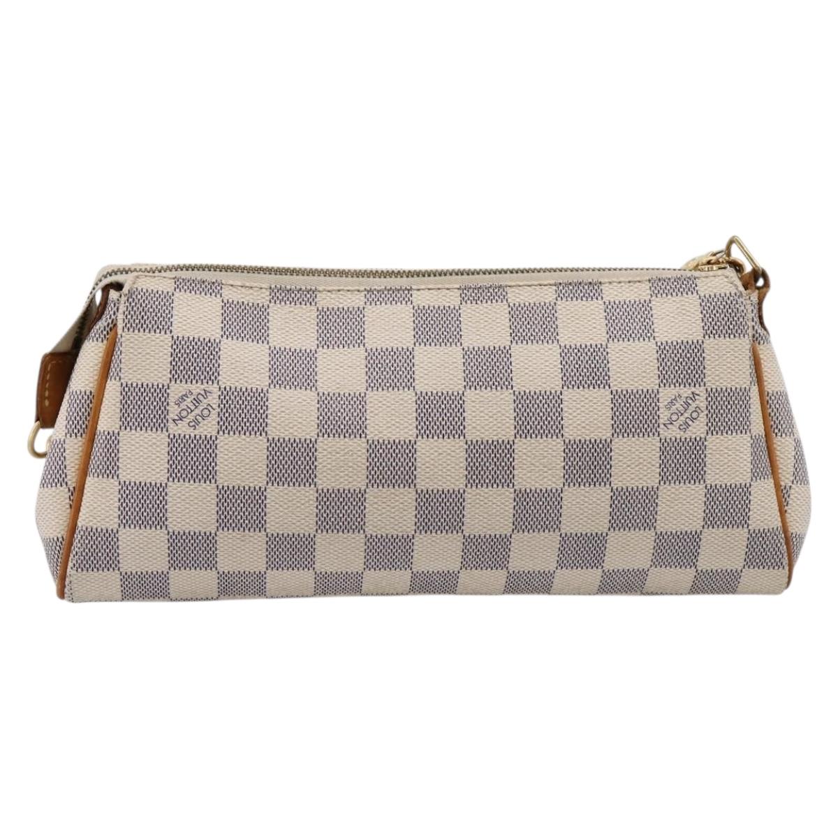 LOUIS VUITTON Damier Azur Eva Shoulder Bag N55214 LV Auth LN062 - Jerrillo image 2
