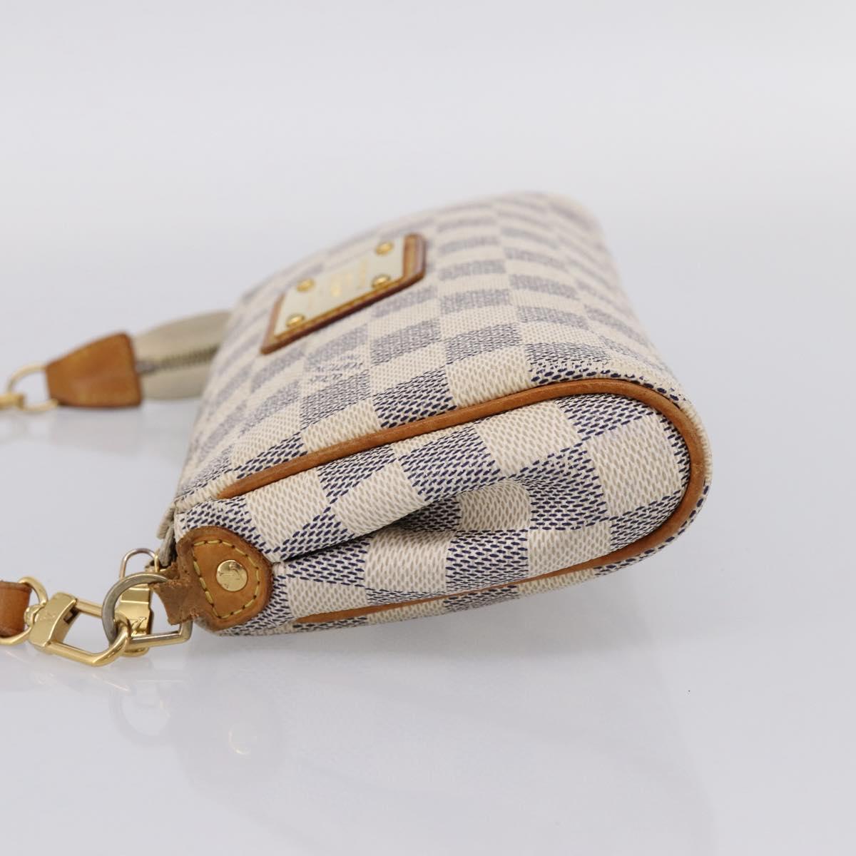 LOUIS VUITTON Damier Azur Eva Shoulder Bag N55214 LV Auth LN062 - Jerrillo image 3
