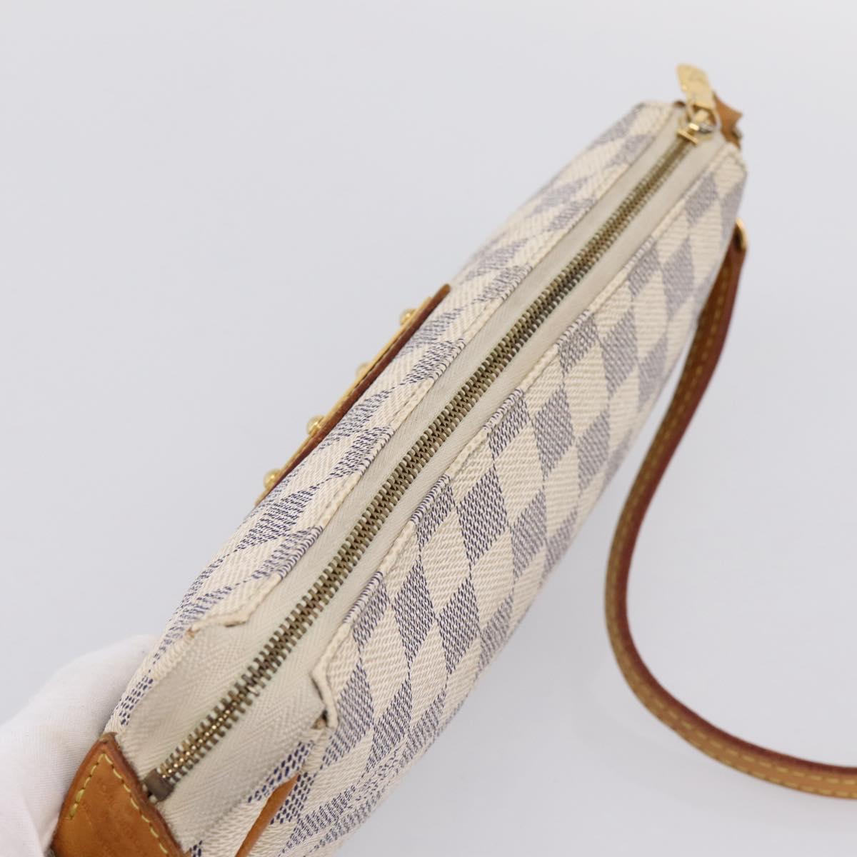 LOUIS VUITTON Damier Azur Eva Shoulder Bag N55214 LV Auth LN062 - Jerrillo image 6