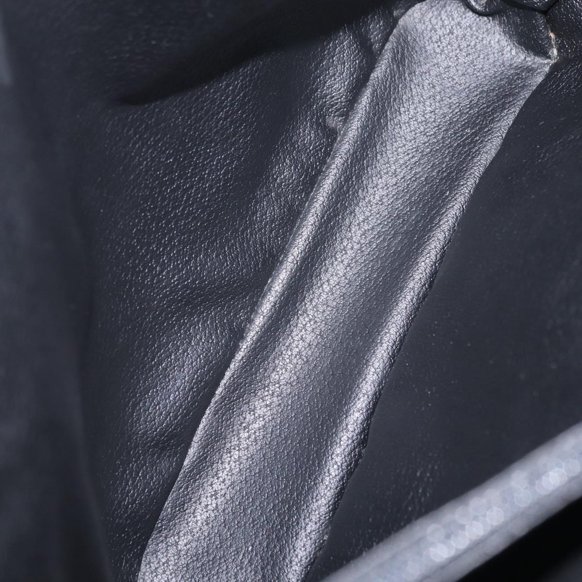 CELINE Macadam Canvas Tote Bag PVC Black Gold Tone Auth mr2983A - Jerrillo image 10